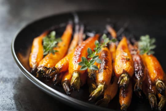 Bunched carrots