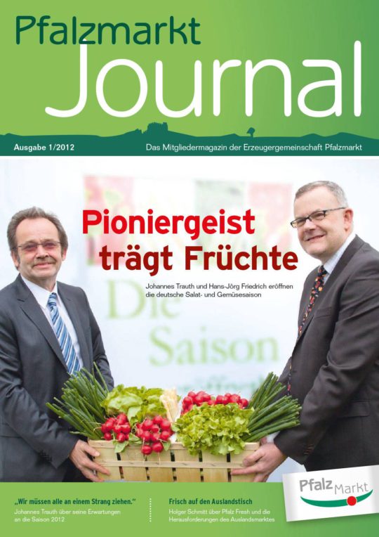 Cover Pfalzmarkt Journal, Ausgabe 2012-1