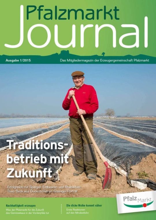 Cover Pfalzmarkt Journal, Ausgabe 2015-1